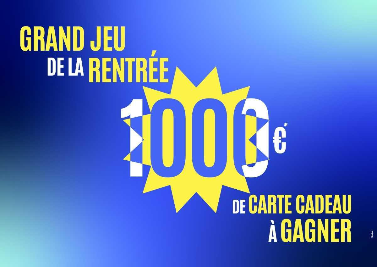 Grand jeu de la rentrée 🤑