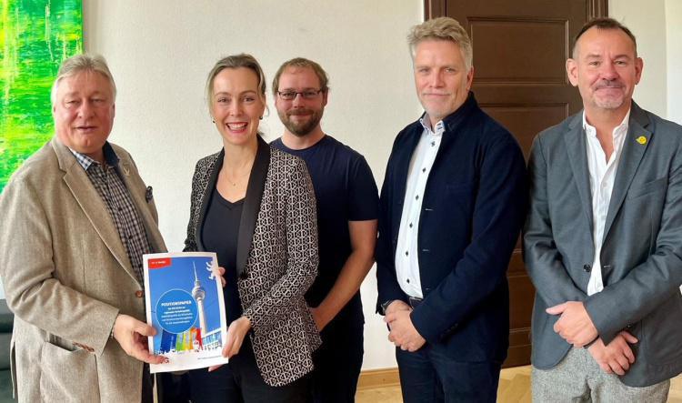 Gespräch bei Berliner Verkehrssenatorin Manja Schreiner