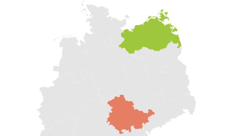 Vergabegesetze: Gegenläufige Entwicklungen in Mecklenburg-Vorpommern und Thüringen
