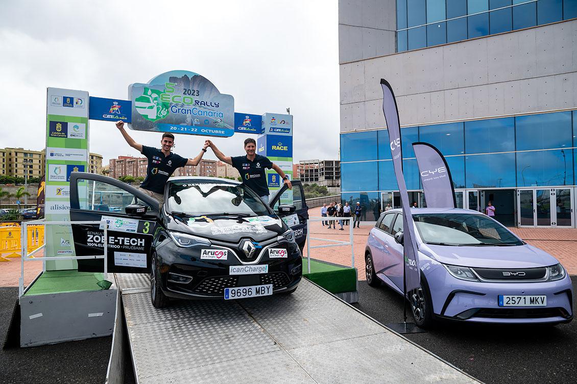 Victorias de Toni y Aday Luján, Shirley y Cubi Fernández y Valeiro-Vázquez en el Eco Rally de Gran Canaria Victorias de Toni y Aday Luján, Shirley y Cubi Fernández y Valeiro-Vázquez en el Eco Rally de Gran Canaria