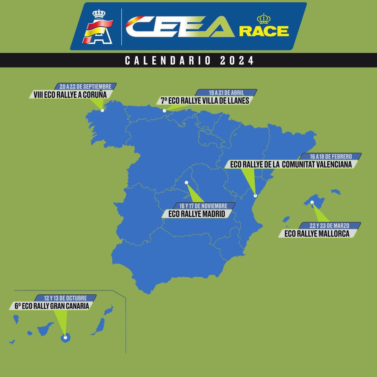 CEEA RACE 2024 - Calendario CEEA RACE 2024 - Calendario