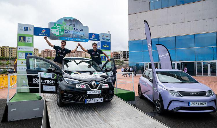 Victorias de Toni y Aday Luján, Shirley y Cubi Fernández y Valeiro-Vázquez en el Eco Rally de Gran Canaria