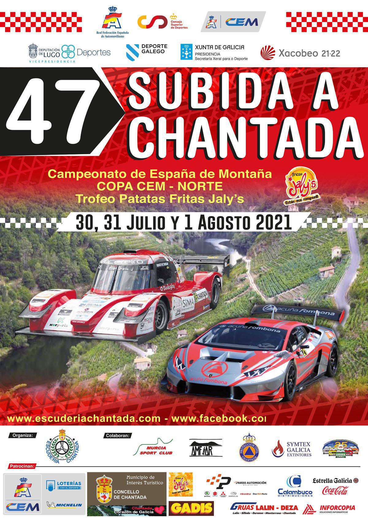 PREVIO SUBIDA A CHANTADA PREVIO SUBIDA A CHANTADA