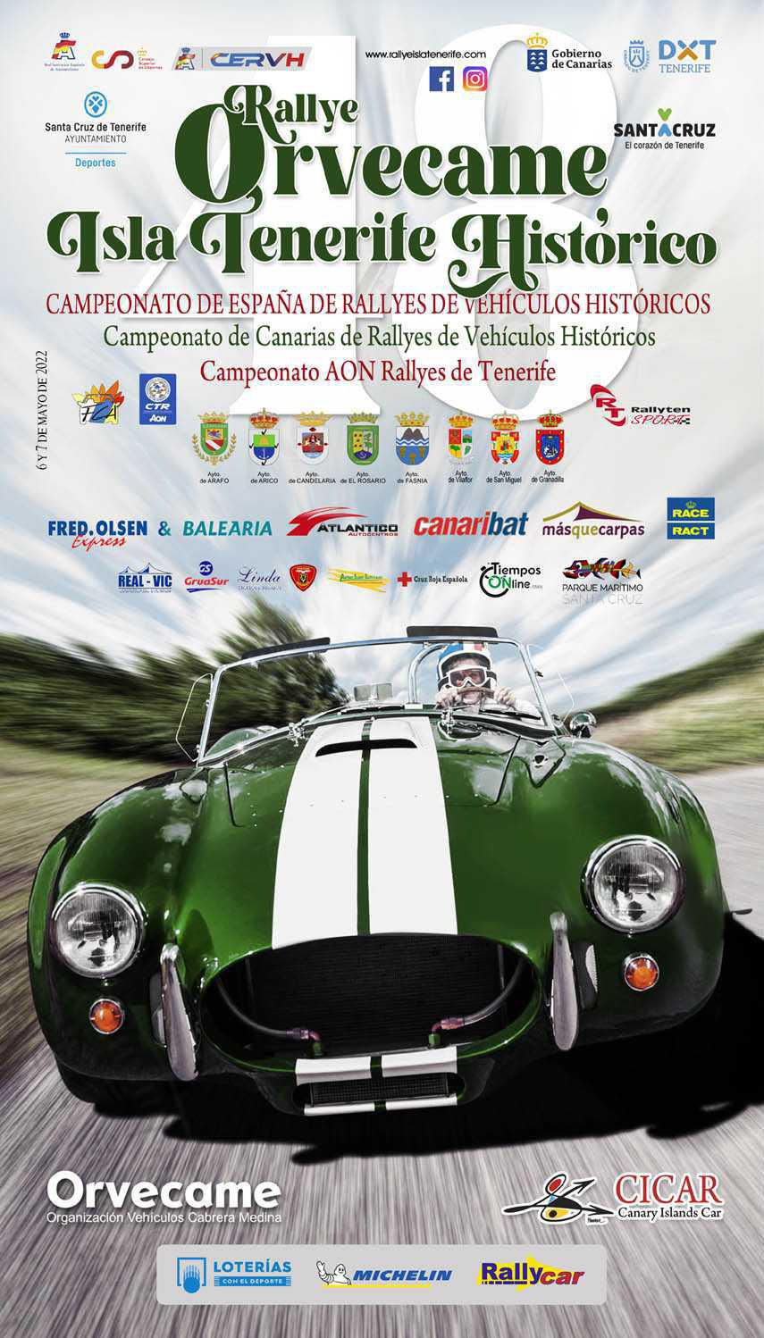 Previo Rallye Orvecame Isla de Tenerife Histórico Previo Rallye Orvecame Isla de Tenerife Histórico