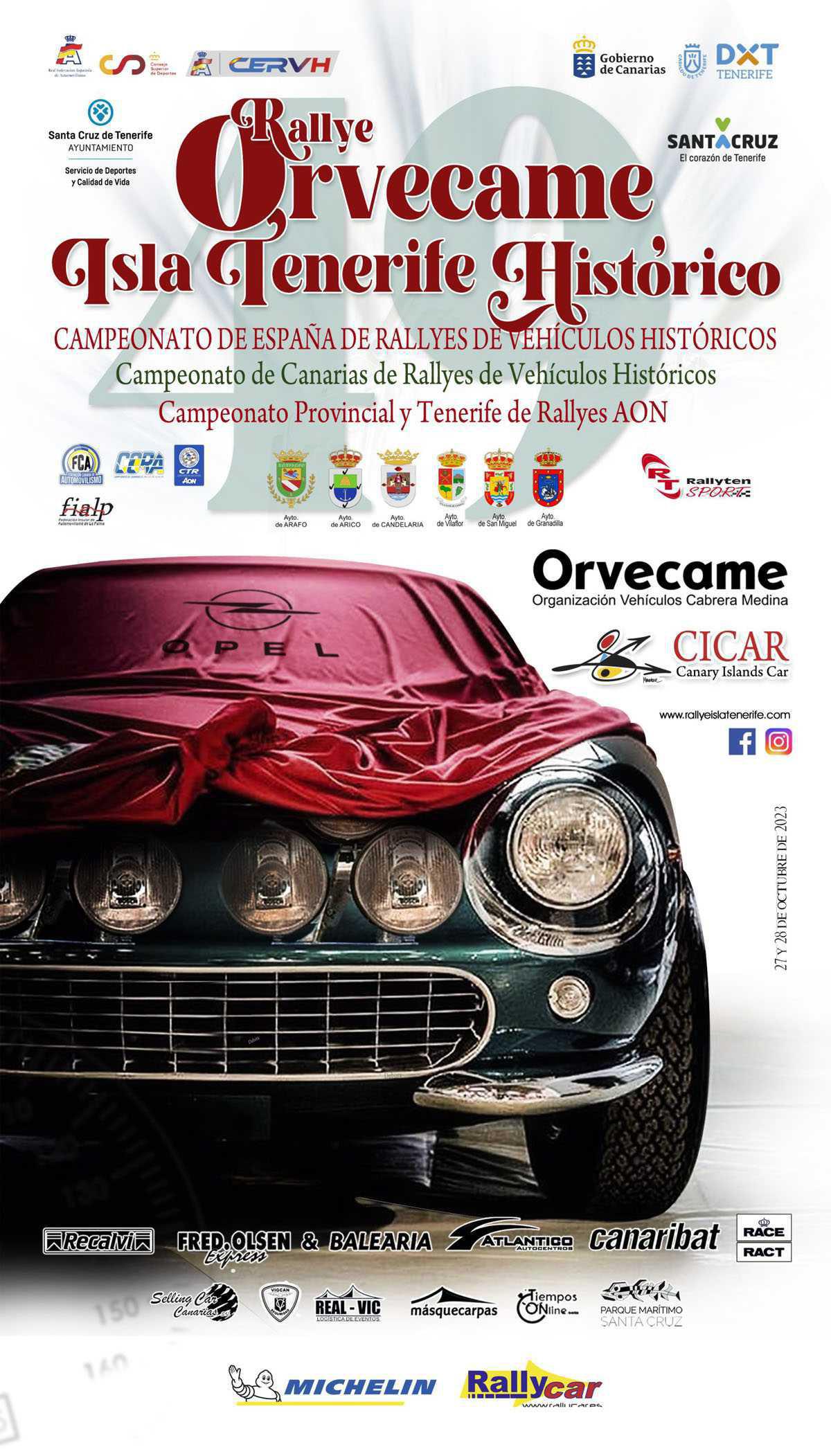 Previo Rallye Orvecame Isla de Tenerife Histórico Previo Rallye Orvecame Isla de Tenerife Histórico