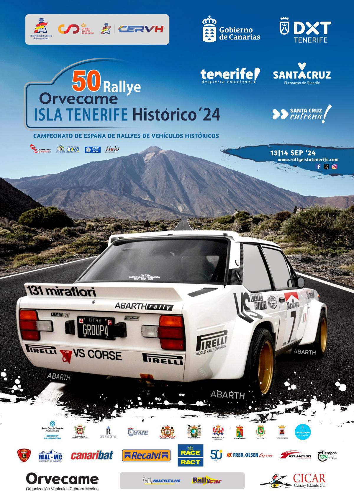 Previo Rallye Orvecame Isla de Tenerife Histórico