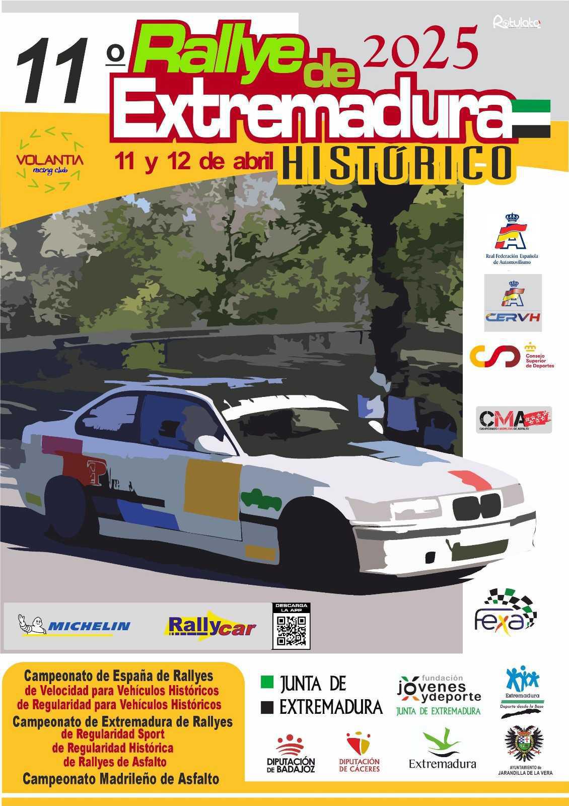 Previo Rallye de Extremadura Histórico Previo Rallye de Extremadura Histórico