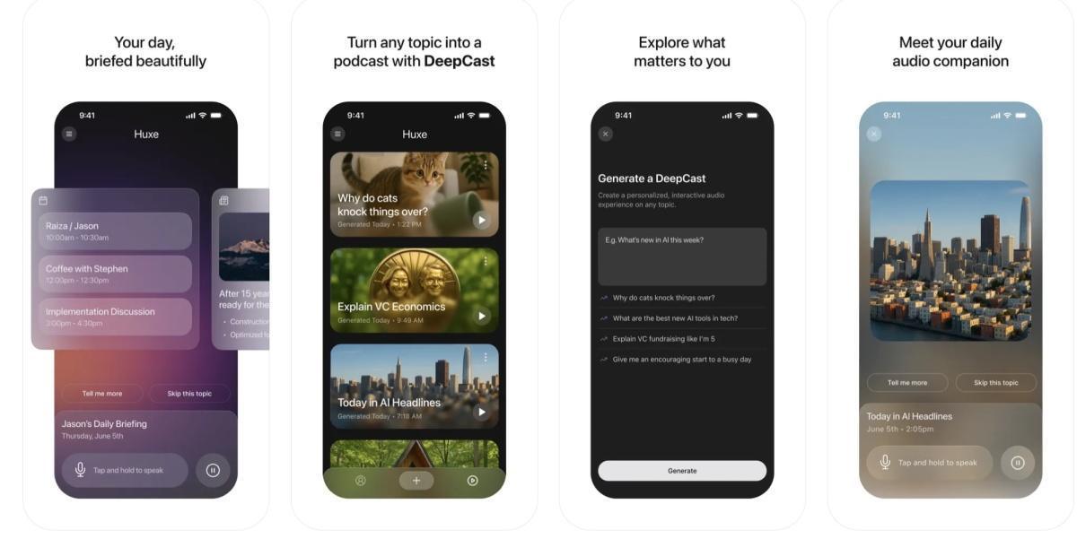 Huxe: رفيقك الصوتي الذكي الذي يبث يومك بطريقة لم تعهدها من قبل