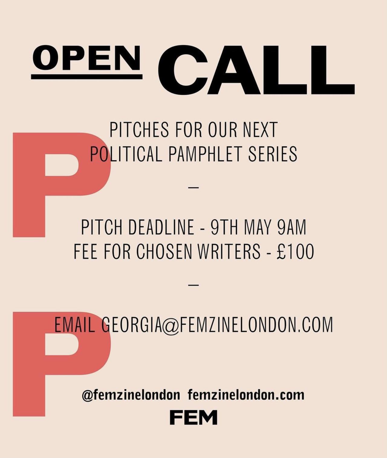 Fem Zine London Open Call