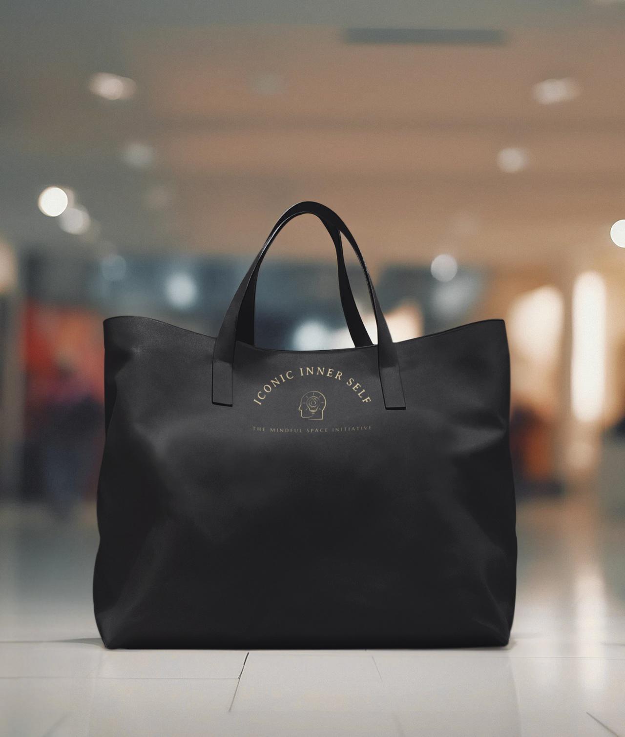 Iconic Tot Bag: Black