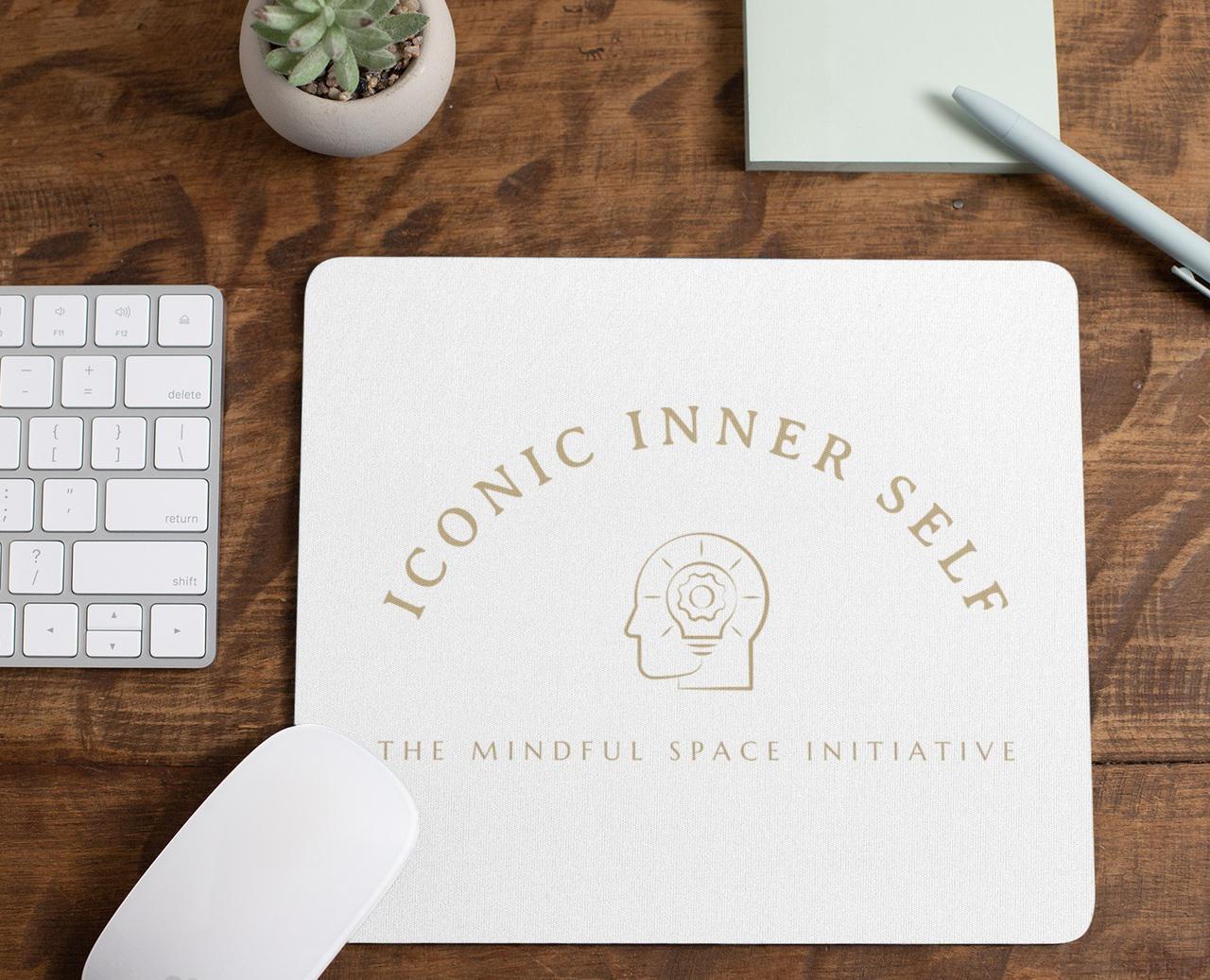 Iconic Mouse Mat: White 1