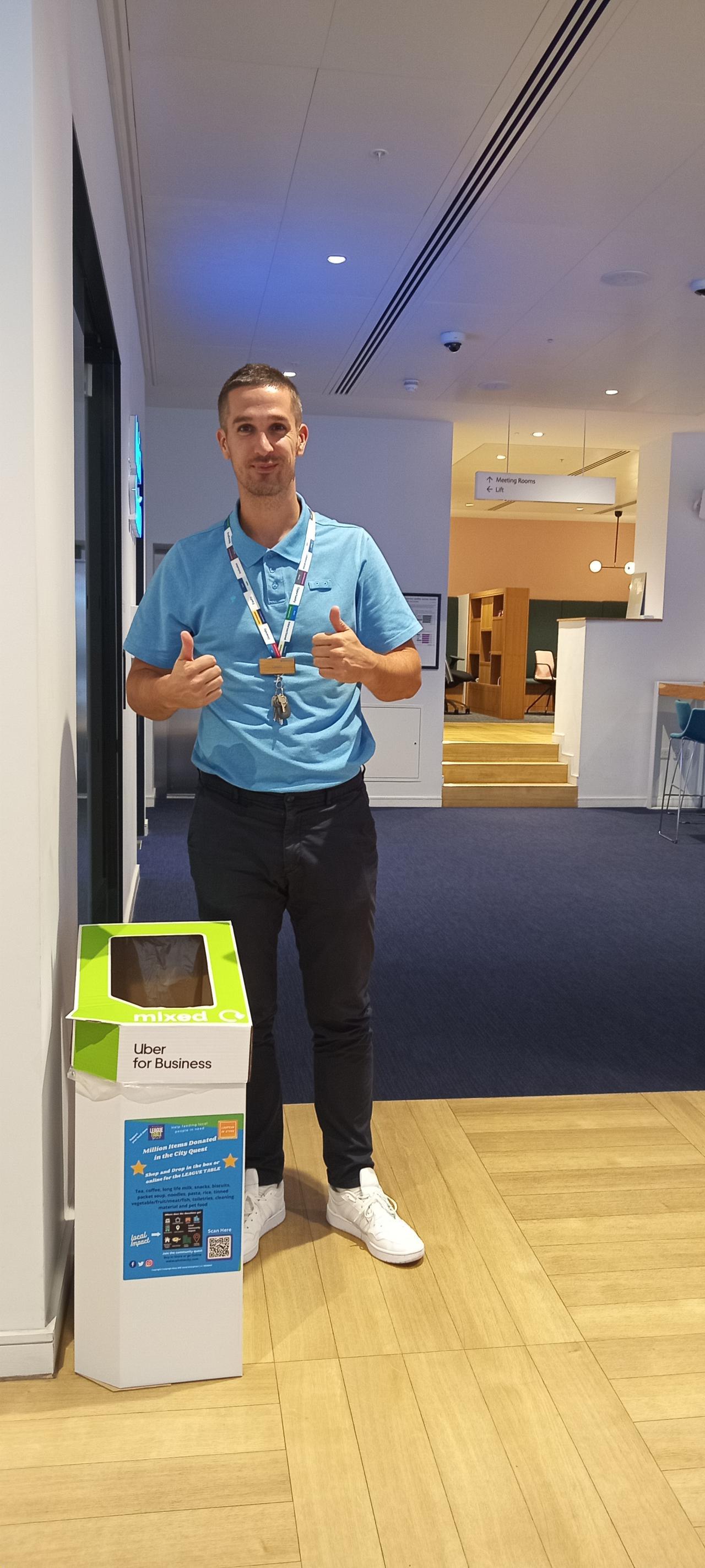 Barclays - Moorgate CSR Connected - Joined the Million Items Donated in the City quest