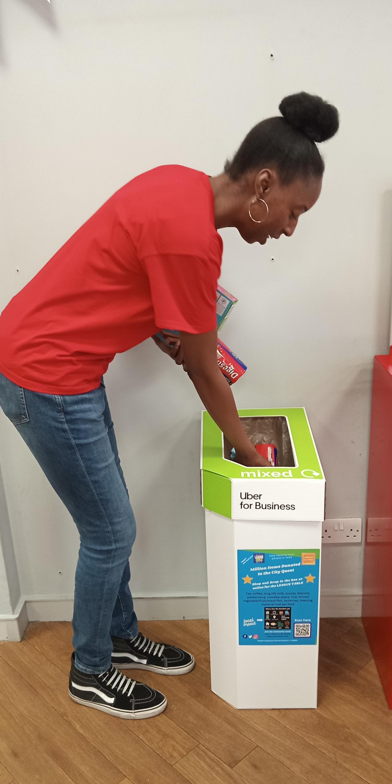 Santander Bank - Lewisham - CSR Connected - Joined the Million Items Donated in the City quest