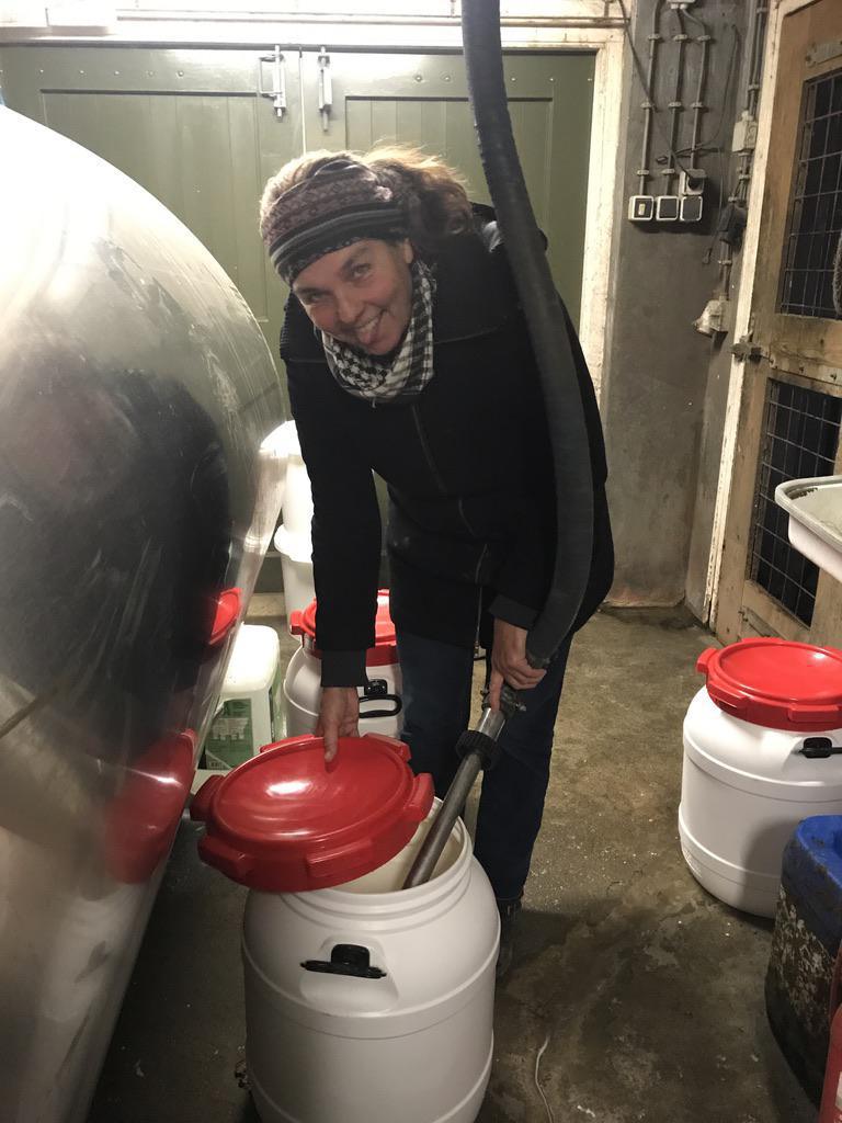 De eerste “OERmelk” voor de kaas is opgehaald! De eerste “OERmelk” voor de kaas is opgehaald!