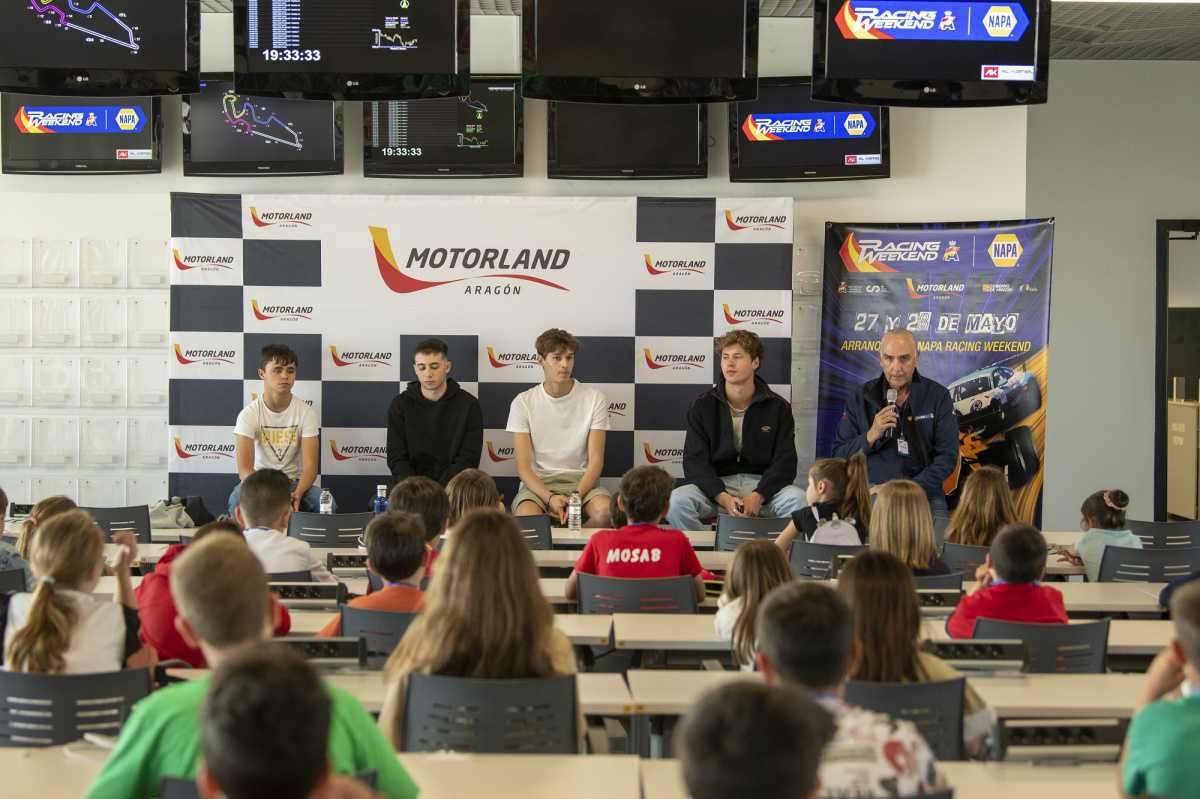 La afición de los más pequeños inunda de ilusión el NAPA Racing Weekend de Motorland Aragón