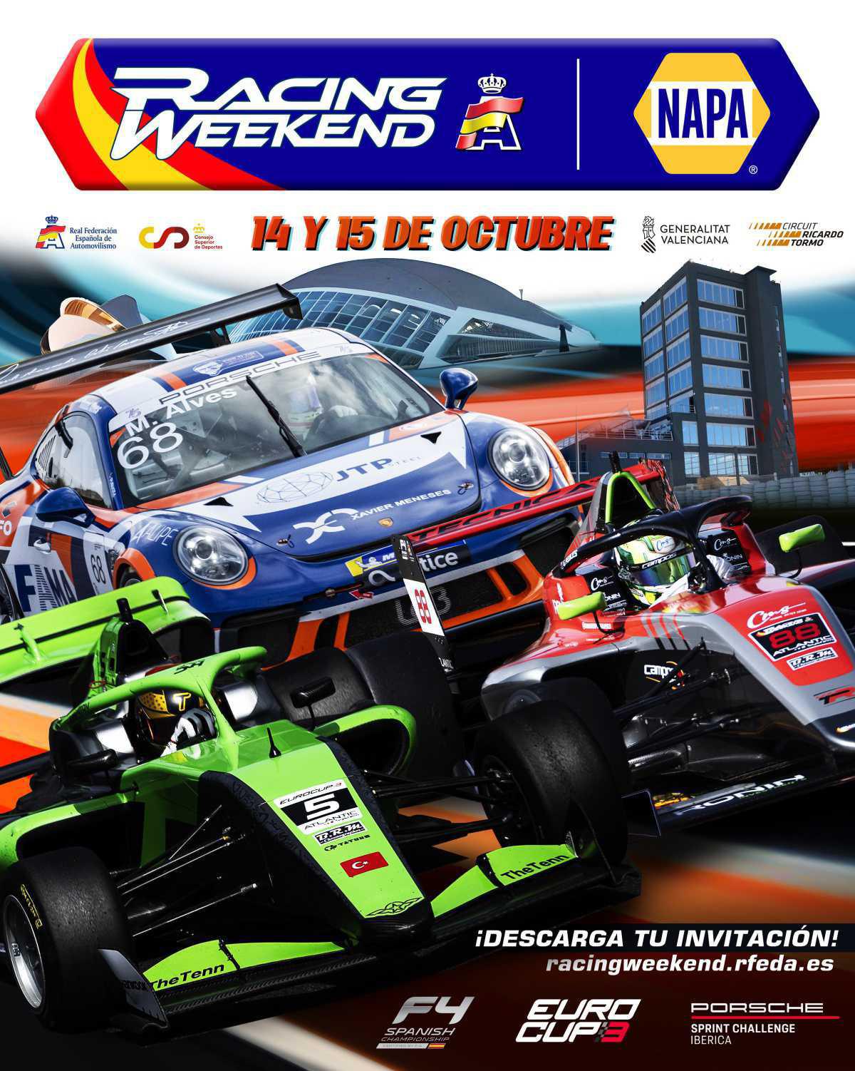 ¡Cita ineludible con el mejor automovilismo en Valencia! ¡Cita ineludible con el mejor automovilismo en Valencia!