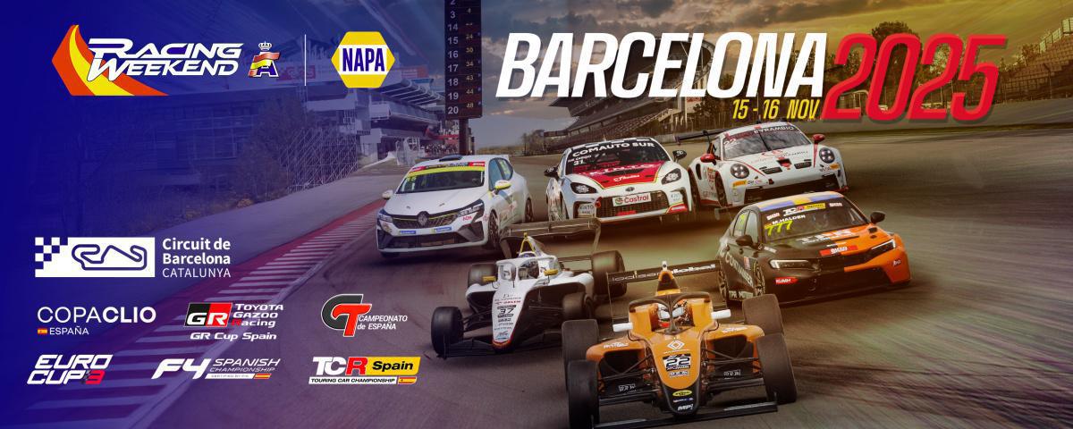 El NAPA Racing Weekend despide la temporada en el Circuit de Barcelona-Catalunya