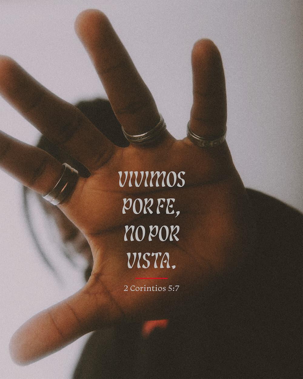 2 Corintios 5: 7