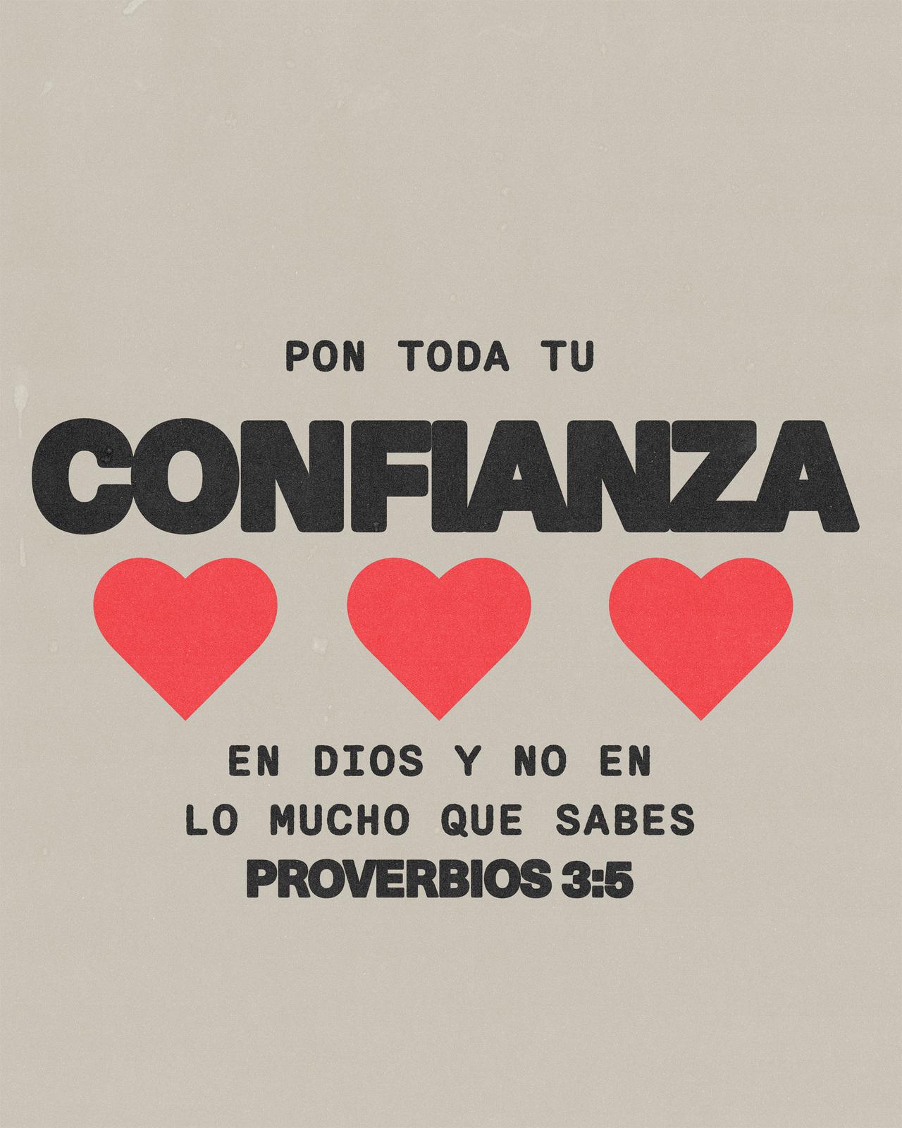 Proverbios 3: 5