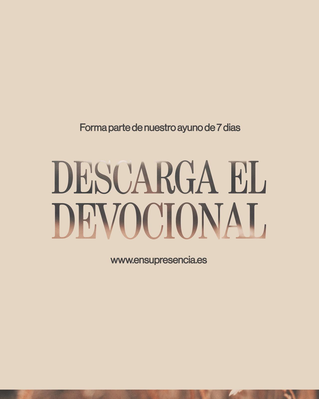 Desacarga el devocional