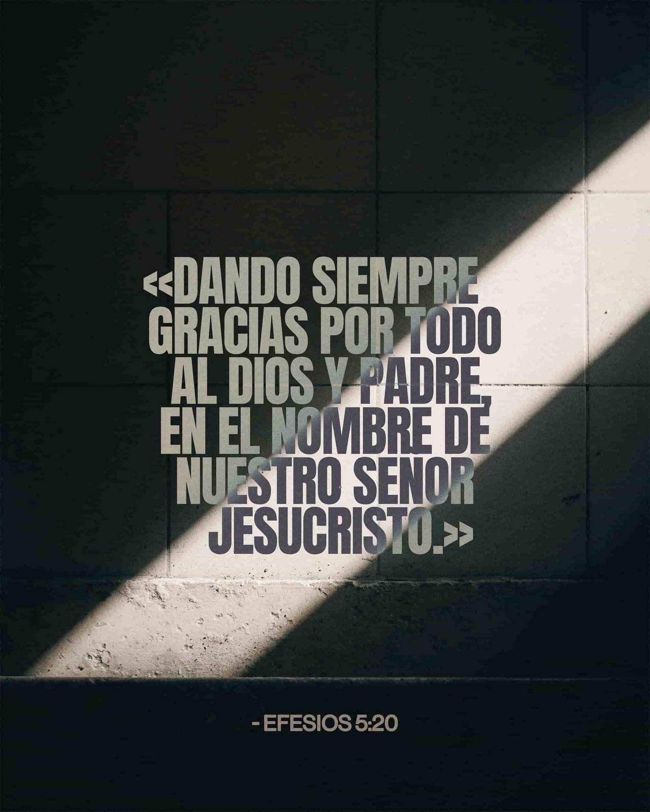 Efesios 5: 20