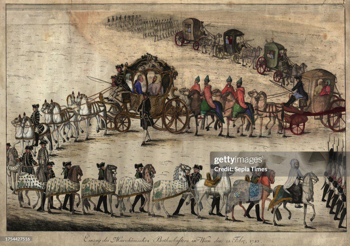 وصول السفير المغربي محمد بن عبد الملك إلى فيينا - 1783