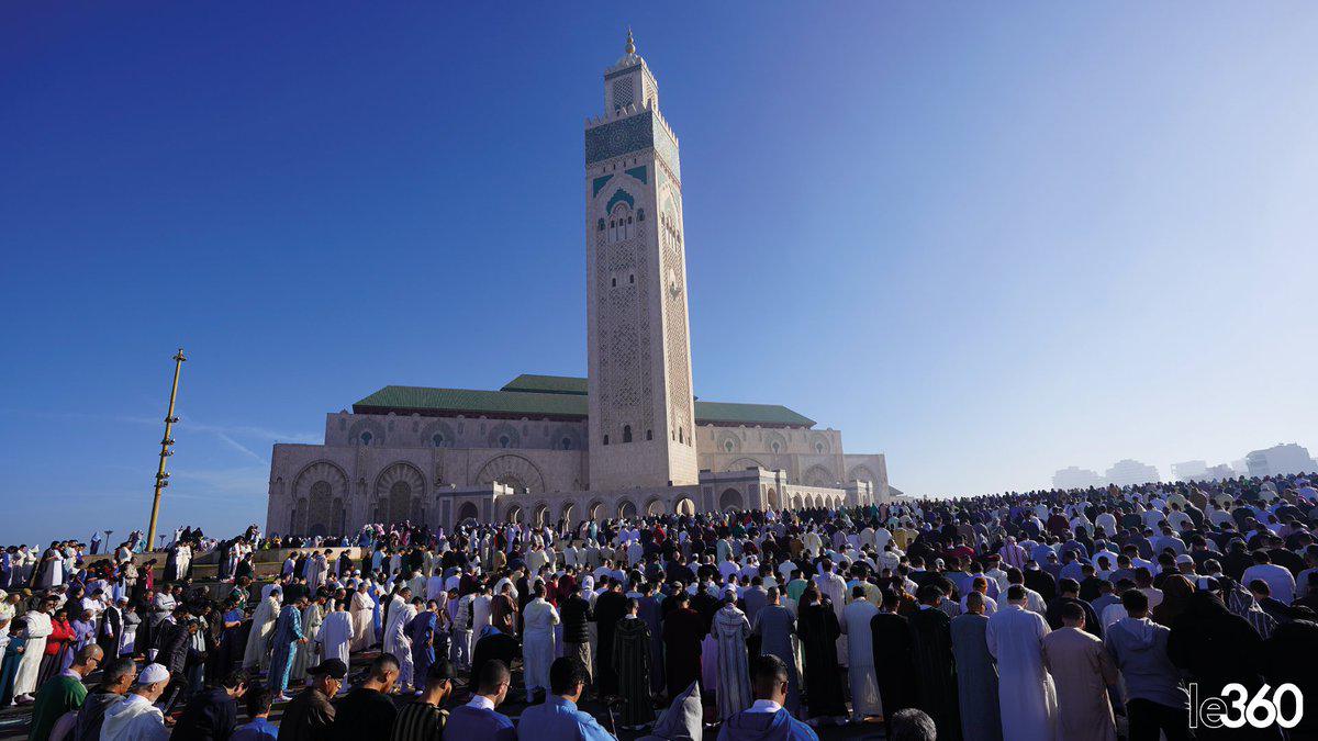 L'ambiance de la prière de l'Aïd al-Fitr 🌙🇲🇦1