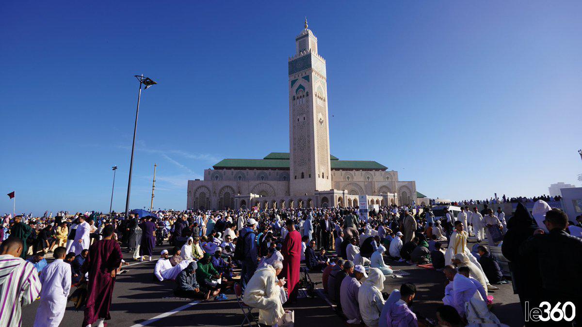 L'ambiance de la prière de l'Aïd al-Fitr 🌙🇲🇦2