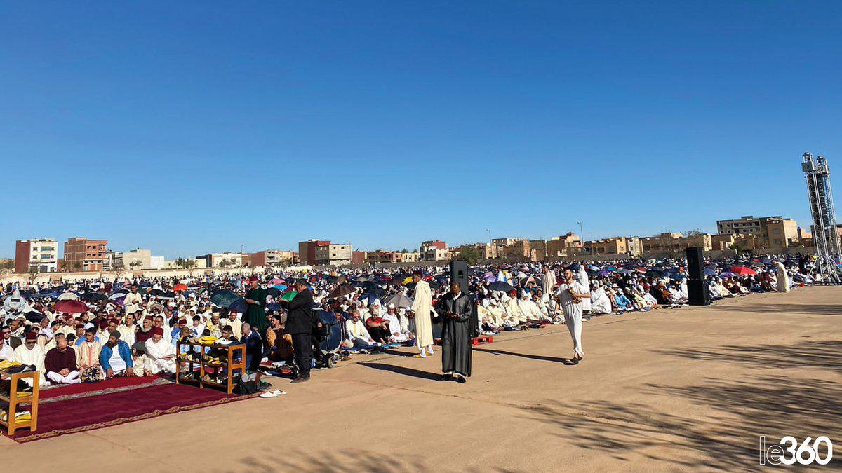 L'ambiance de la prière de l'Aïd al-Fitr 🌙🇲🇦1