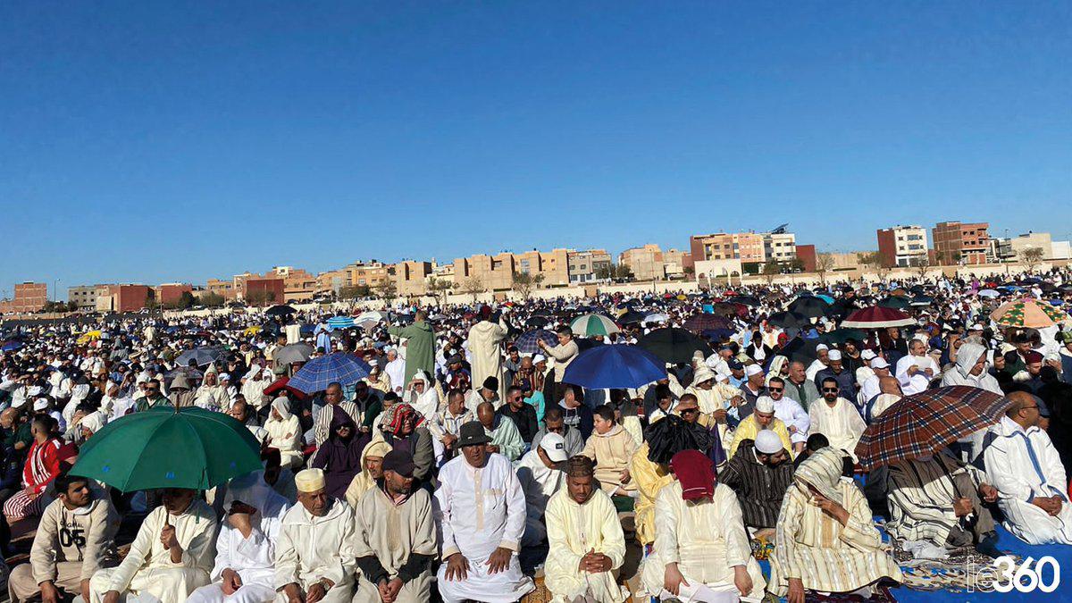 L'ambiance de la prière de l'Aïd al-Fitr 🌙🇲🇦3