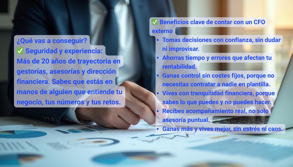 Director Financiero externo, CFO.