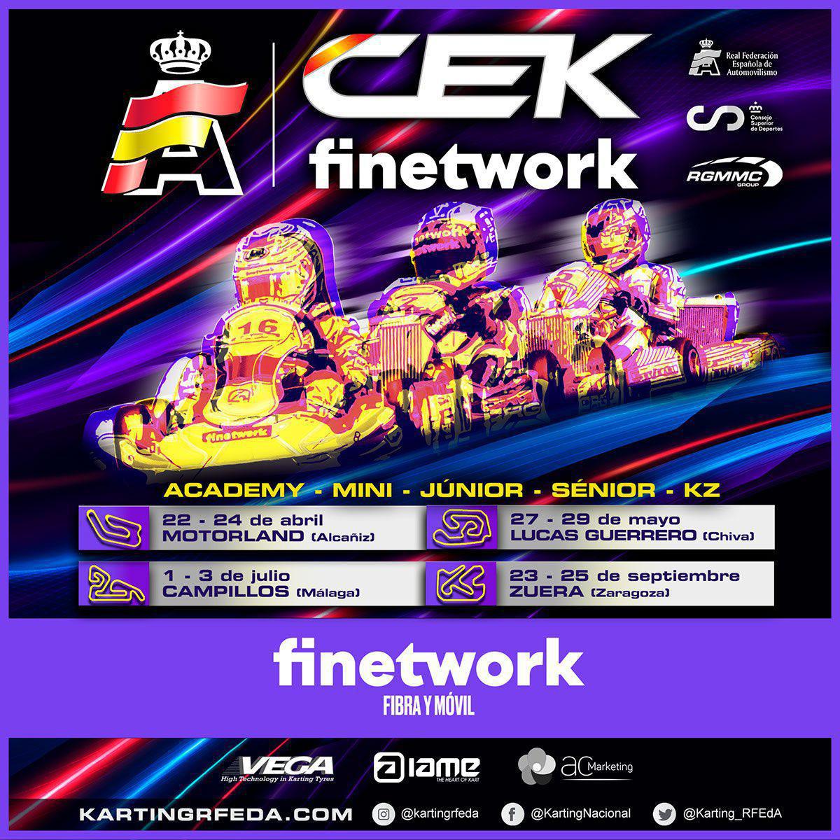 160 inscritos para arrancar el CEK Finetwork 2022 en Motorland Aragón 160 inscritos para arrancar el CEK Finetwork 2022 en Motorland Aragón