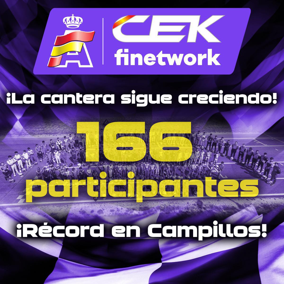 Récord de 166 inscritos en Málaga para arrancar el CEK Finetwork 2023