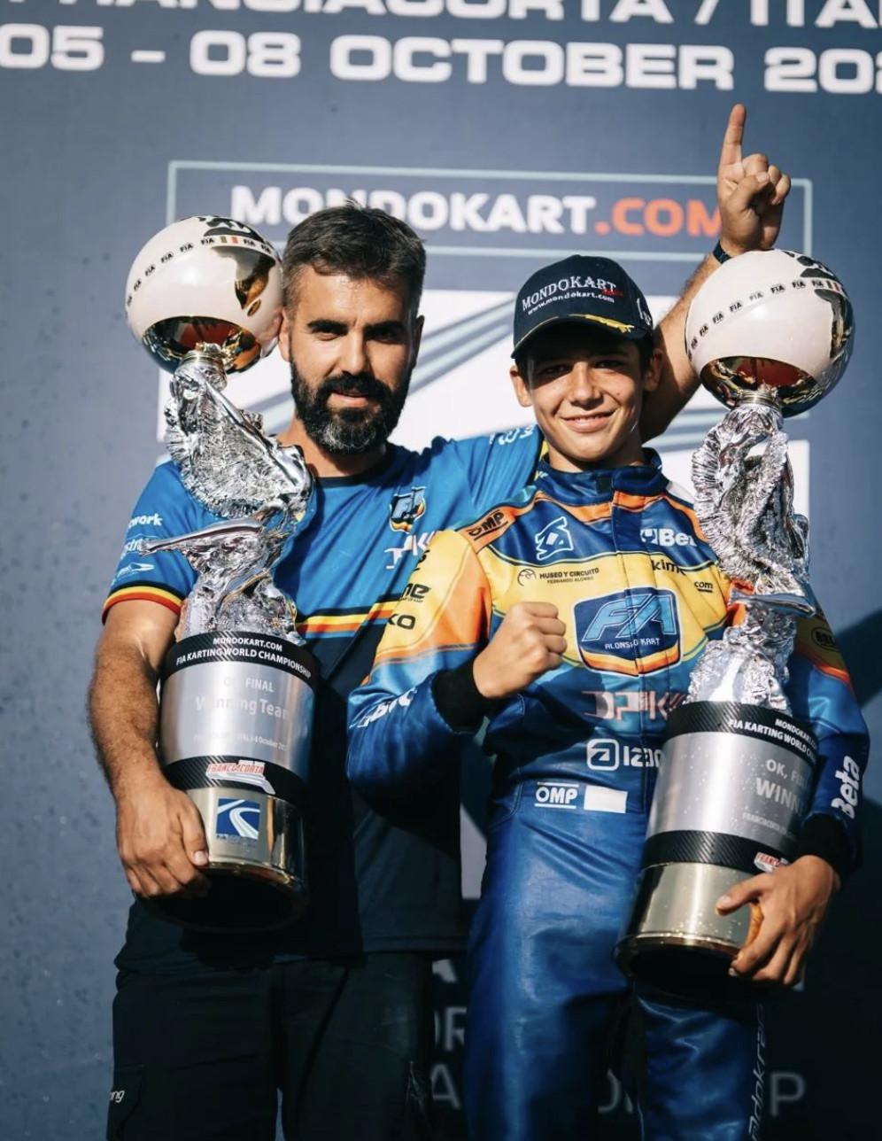 Doble éxito de España en el Mundial de Karting: DPK vuelve a ganar el título, Christian Costoya consigue el subcampeonato