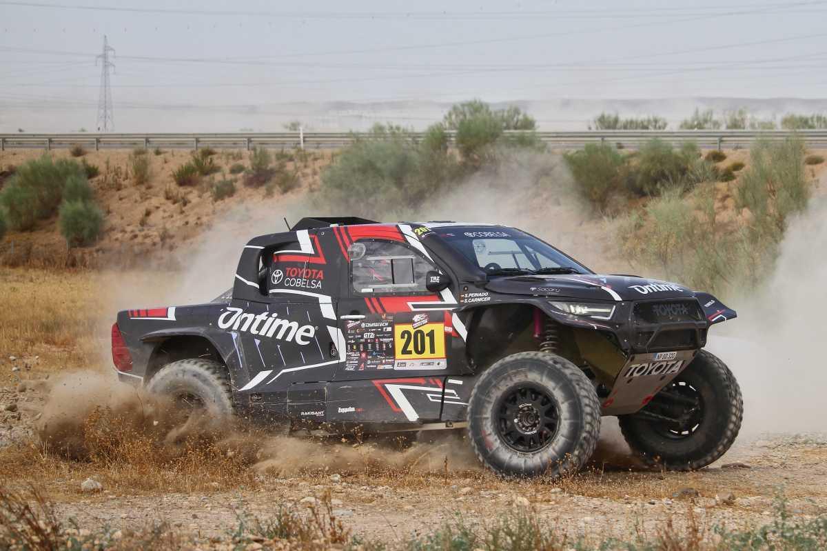 Santiago Carnicer y Sergio Peinado, campeones tras vencer en el Cierzo Rally Ejército de Tierra