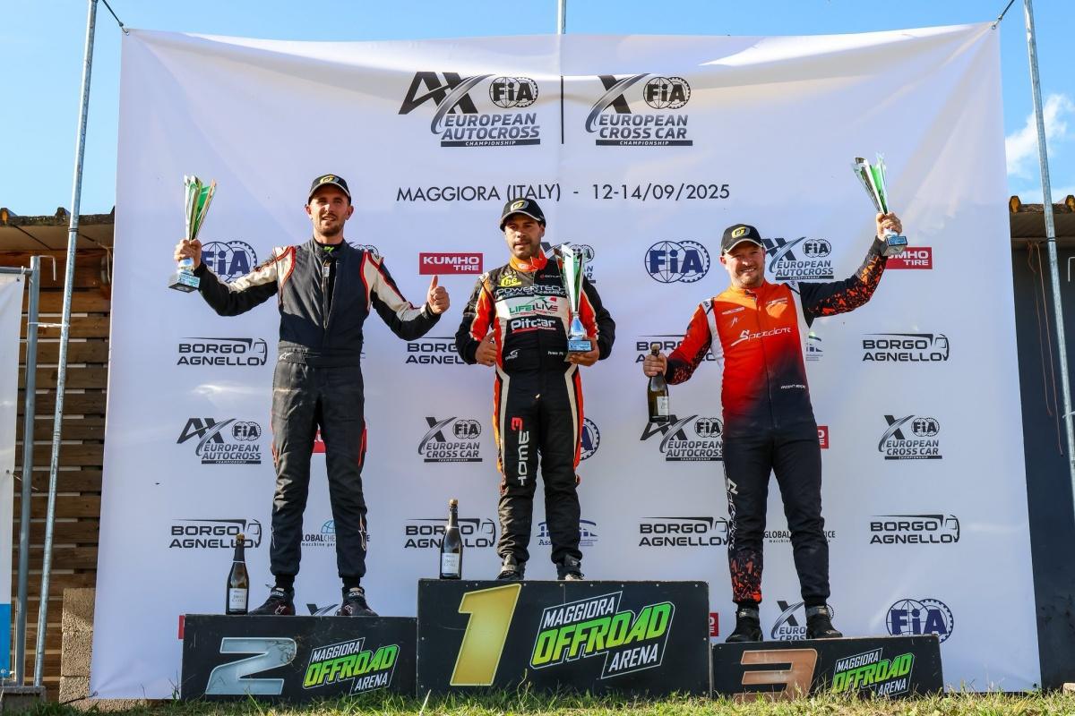 Abel González, campeón de Europa en la categoría Júnior CrossCar de Autocross