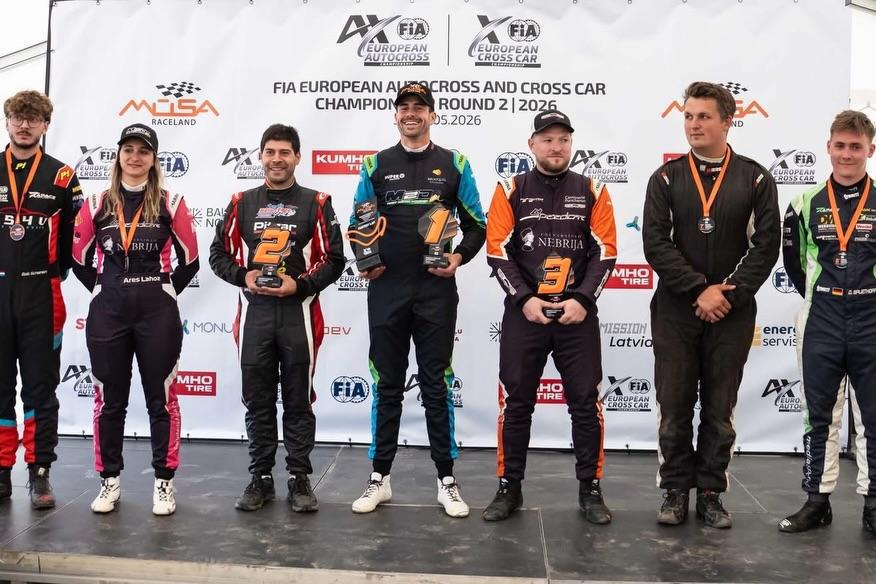Iván Piña, segundo en Cross Car en el Mūša Raceland donde se disputó una nueva prueba del Campeonato de Europa FIA de Autocross y Cross Car Iván Piña, segundo en Cross Car en el Mūša Raceland donde se disputó una nueva prueba del Campeonato de Europa FIA de Autocross y Cross Car