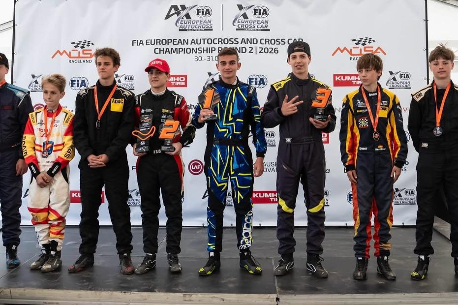 Iván Piña, segundo en Cross Car en el Mūša Raceland donde se disputó una nueva prueba del Campeonato de Europa FIA de Autocross y Cross Car