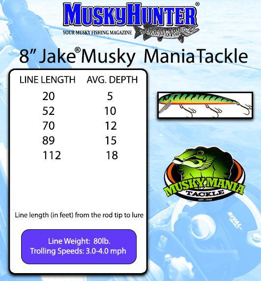 8" Jake - Musky Mania Tackle