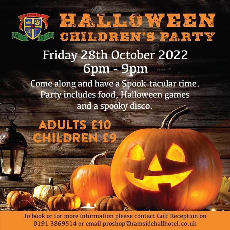 Ramside Golf Club Children's Halloween Party