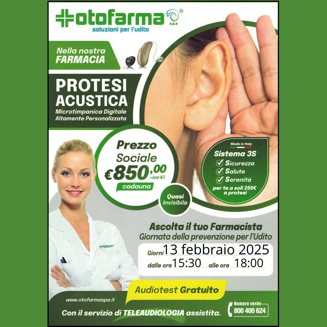 Visita gratuita dell'udito con Otofarma 👂🏻