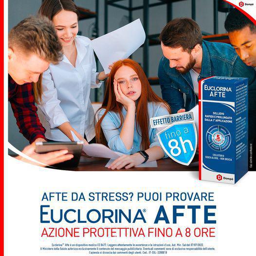 Euclorina Afte Collutorio con Acido Ialuronico🫢