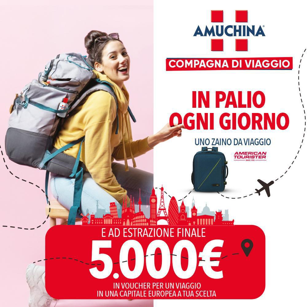 🎒✈️ Con Amuchina si parte! 