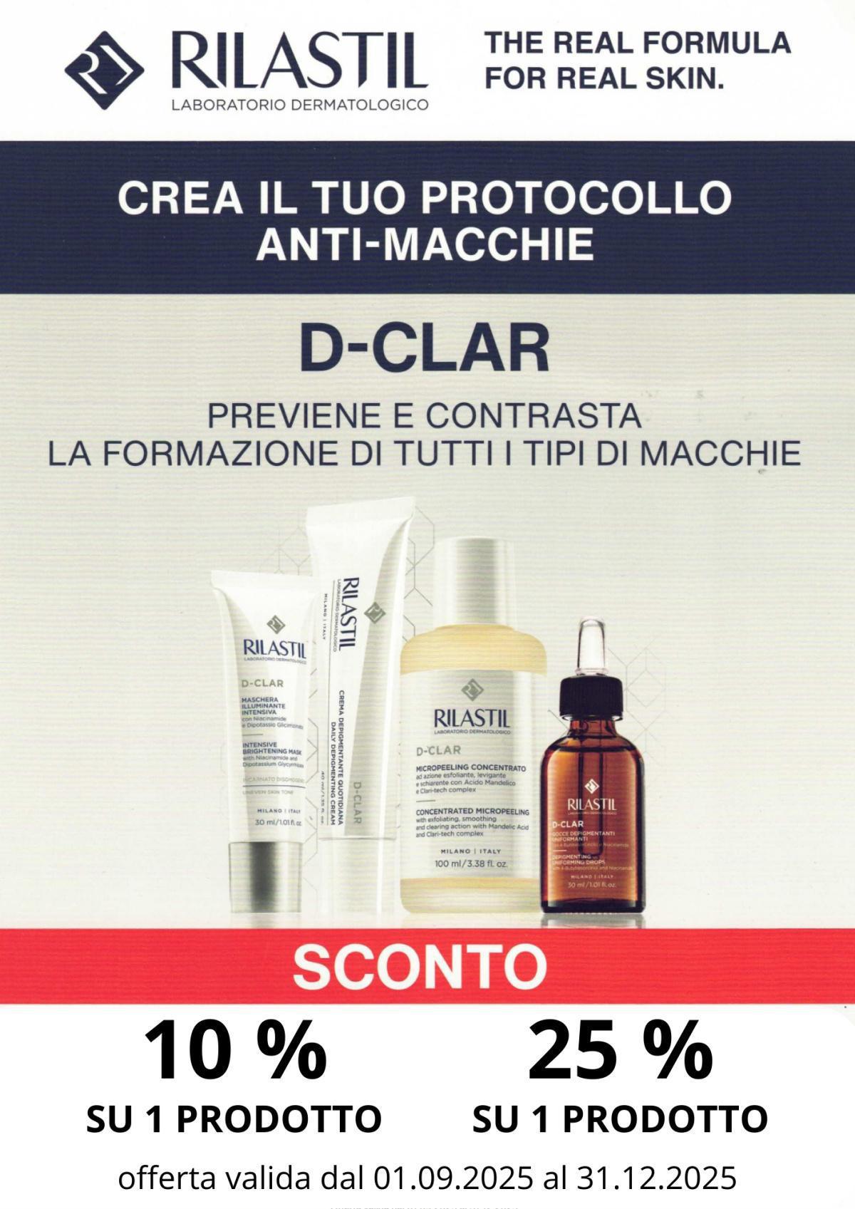 Risplendi con la nostra promo esclusiva Rilastil D-CLAR 💥