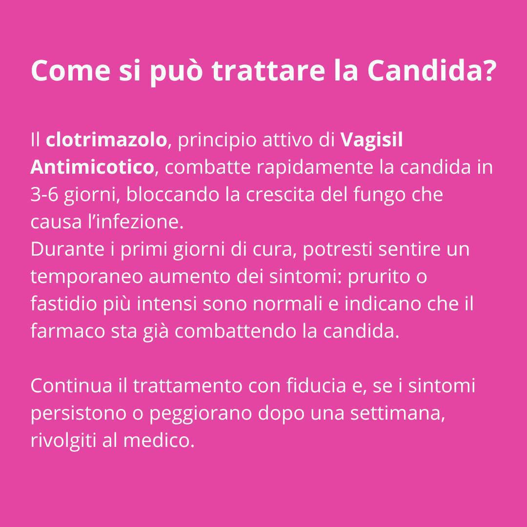 Stop ai fastidi della candida con Vagisil Antimicotico