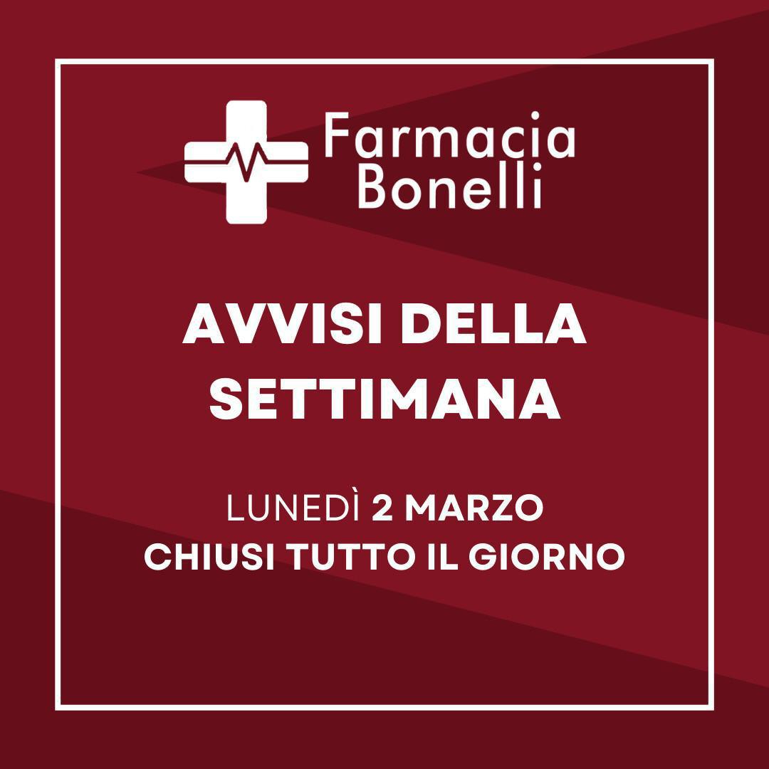 Avvisi della settimana