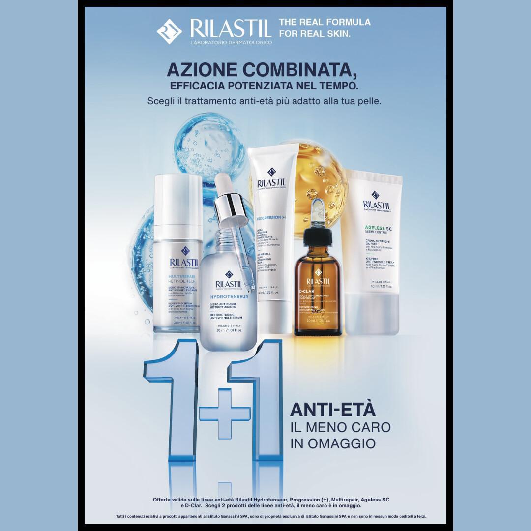  Rilastil Anti-Age: 1 paghi, 2 porti via... e il tempo si ferma! 😍🕐