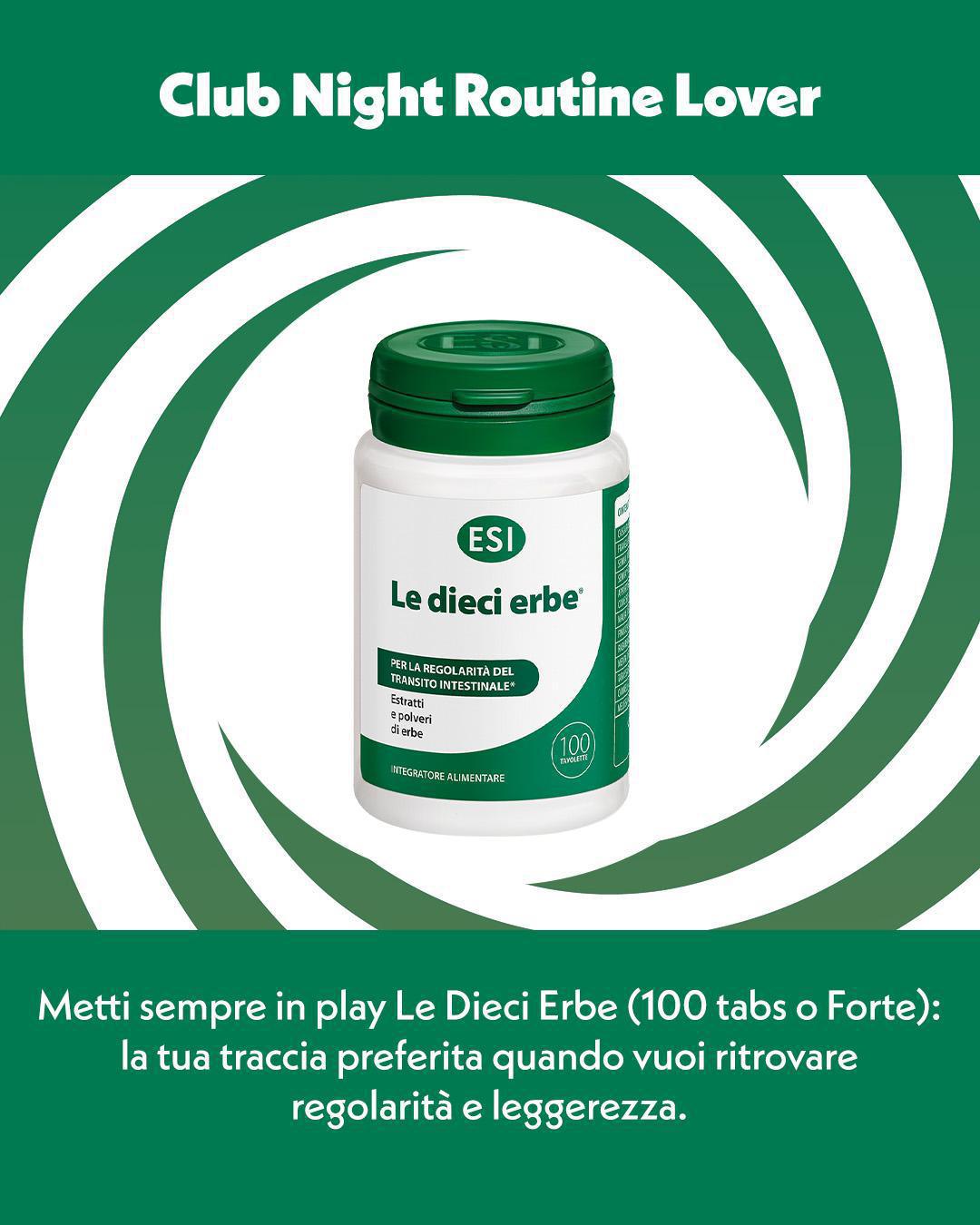 ESI 10 Erbe: regolarità naturale in 100 compresse! 🌿😌