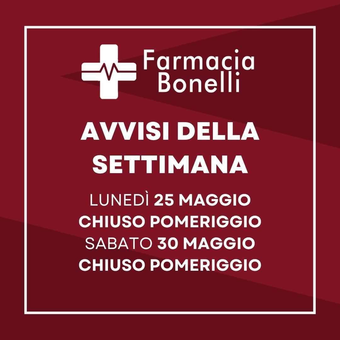 Avvisi della settimana