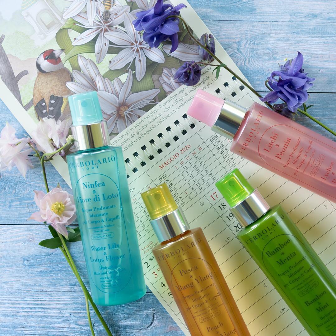 L'Erbolario: le nuove Acque Profumate per Corpo e Capelli!